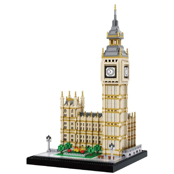 dOvOb Micro Blocks Big Ben Building Blocks Set (3600PCS) - World Famous Architectural Model Toys Gifts for Kid and Adult