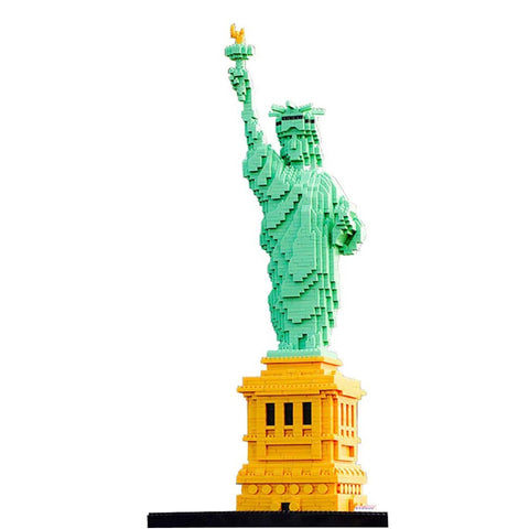 dOvOb Statue of Liberty Nano Blocks Building Set (2510PCS) - Architectural Model Toys