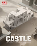 Architectural Transformable White Castle Building Blocks Set