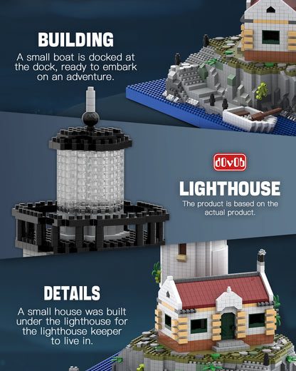 Architectural Light House Micro Mini Building Set
