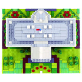 dOvOb Architecture White House Micro Mini Blocks (2021PCS) - 3D Puzzle Building Blocks Set Toys for Kids or Adult