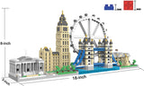 dOvOb Architecture London Skyline Collection Micro Mini Blocks Set Model Kit and Gift for Kids and Adults (3076 Pieces)