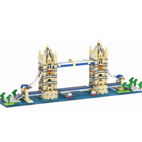 dOvOb Micro Block London Tower Bridge Building Set -1833pcs Mini Bricks Toys for Adult and Kids