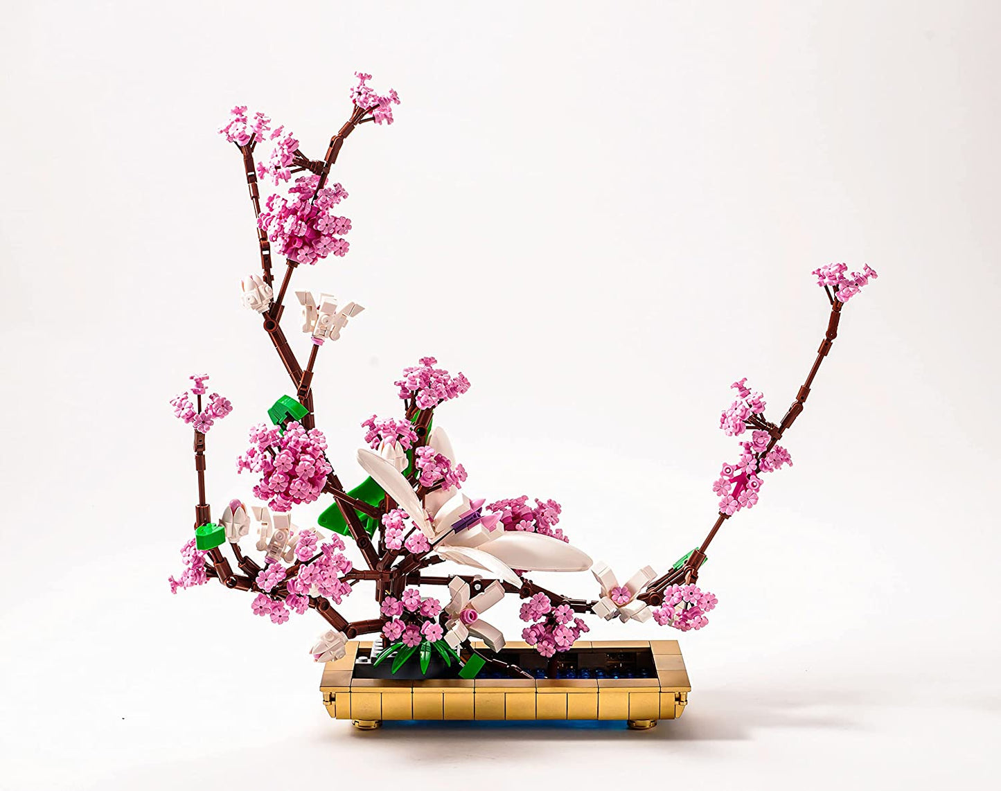 dOvOb Decor Lilac Bonsai Plant Building Blocks Set, Flower Bouquet Model Toys as Gift for Adult, Idea Display Pieces for The Home or Office(974 Pieces)