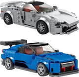 dOvOb Car Building Blocks Set (2 in 1), 619 Pieces Bricks, Compatible with Major Brands