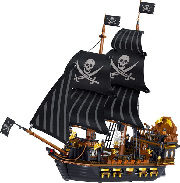 dOvOb Pirate Ship Building Blocks Set, 1352 Pieces Bricks, Compatible with Major Brands