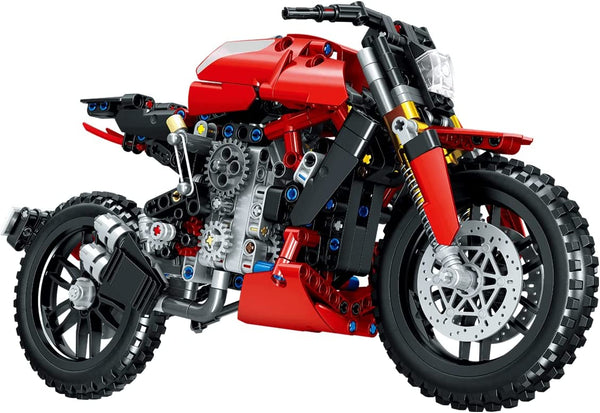 dOvOb Racing Motorcycle Building Blocks Set, 620 Pieces Bricks, Compatible with Major Brands