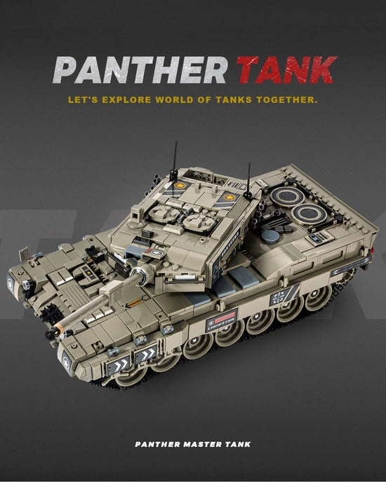 dOvOb Military Leopard 2A4 Tank Building Blocks Set, 1747 Pieces Bricks, Army Toys as Gift for Kids or Adult