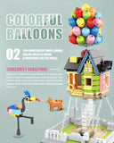 dOvOb Decor Flying Balloon House Building Kit for Kids, Creative Suspended Gravity Model Set, Girl Toys for Christmas and Birthday Gifts (635 pcs)