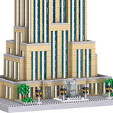 dOvOb Architecture Empire State Building Micro Blocks Set（3819PCS） - World Famous Architectural Model Toys Gifts for Kid and Adult