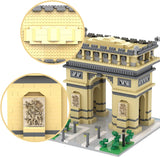dOvOb Architecture Arc De Triomphe Micro Building Blocks Set (2020 Pieces) Famous Architecture Model Toys Gifts for Kid and Adult