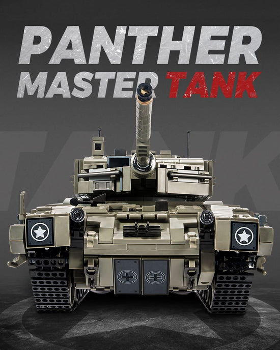 dOvOb Military Leopard 2A4 Tank Building Blocks Set, 1747 Pieces Bricks, Army Toys as Gift for Kids or Adult