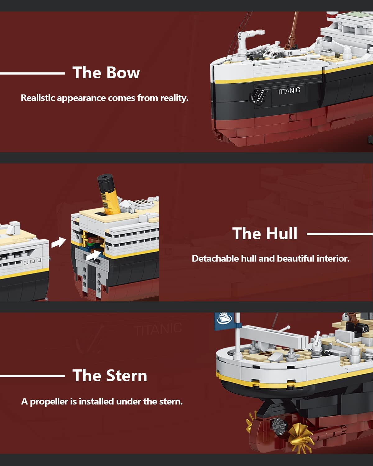 Lego Titanic Instructions Pdf DOvOb Titanic Model Building Blocks