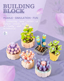 dOvOb Decor Succulent Plants Building Set for Adult, Build a Plant Display Piece for The Home or Office (474 Pieces)