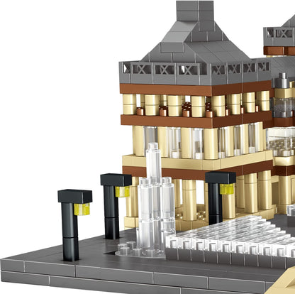 dOvOb Architecture Louvre Micro Building Blocks Set（3377PCS） - World Famous Architectural Model Toys Gifts for Kid and Adult