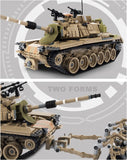dOvOb M60 Tank Building Blocks Set, 1753 Pieces Bricks, Compatible with Major Brands