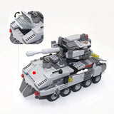 dOvOb Army Tanks Building Blocks Sets with 1 Figure(376 Pcs) Model Toys Gifts for Kid and Adult