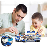 Roll over image to zoom in dOvOb City Police Mobile Command Center Truck Building Blocks Car(825 PCS) Model Toys Gifts for Kid and Adult