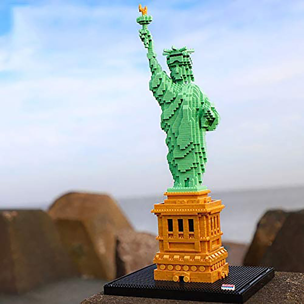 dOvOb Statue of Liberty Nano Blocks Building Set (2510PCS) - Architectural Model Toys