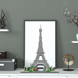 dOvOb Architecture Eiffel Tower Micro Blocks Set, 3369 Pieces Mini Bricks 3D Puzzle Toy, Gift for Adults and Kids