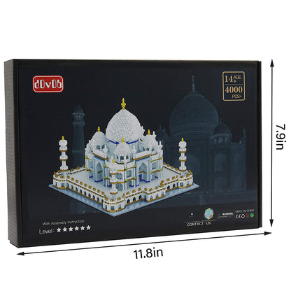 dOvOb Micro Mini Blocks Taj Mahal Building and Architecture Model Set,(4000Pieces) Toys Gifts for Kid and Adult