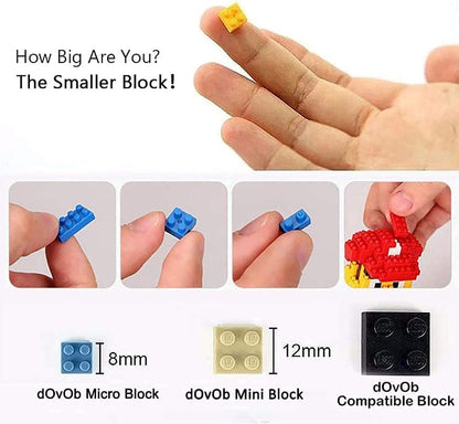 dOvOb Micro Mini Blocks United States Capitol Building Set, 2888 Pieces Bricks, 3D Puzzle Collection Model Kit as Gift for Adults or Kids