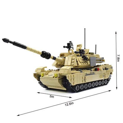 dOvOb Armed Tanks Building Blocks (923 PCS),Model Toys Gifts for Kid and Adult